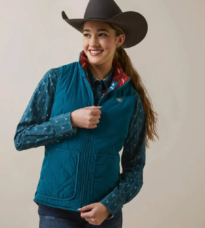 Playful Style Ariat Women's Dillon Reversible Insulated Vest