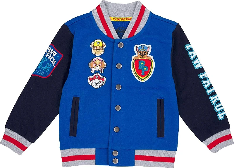Trendy Dresses Paw Patrol Jacket with Chest Patch and Short Sleeve T-Shirt Combo