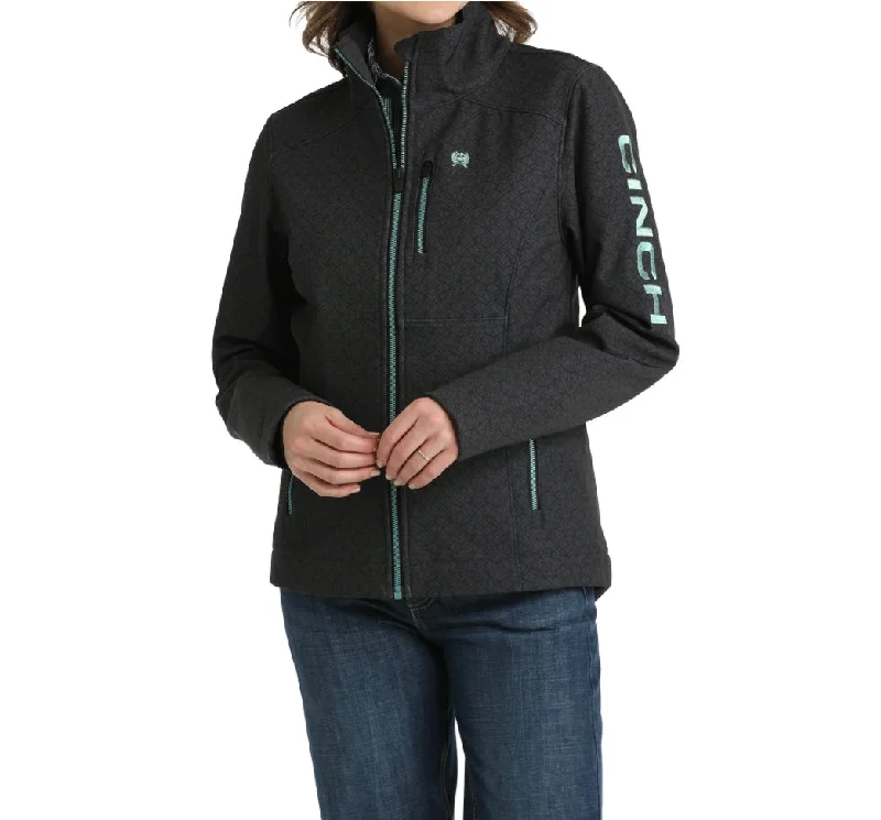 Warm Chic Outfits Cinch Women's Logo Printed Concealed Carry Bonded Jacket