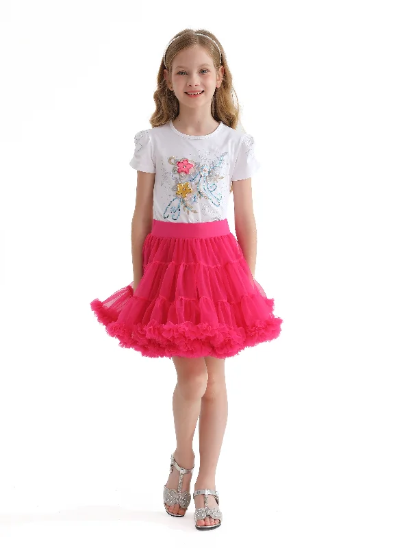 Stylish Comfort Multicolor Flora Flowers Skirt Outfit