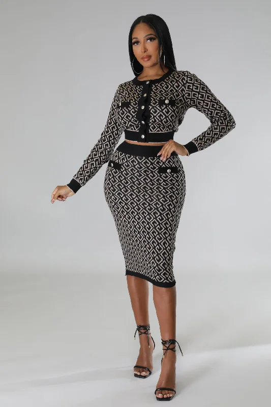 Soft Feel Sariah Skirt Set