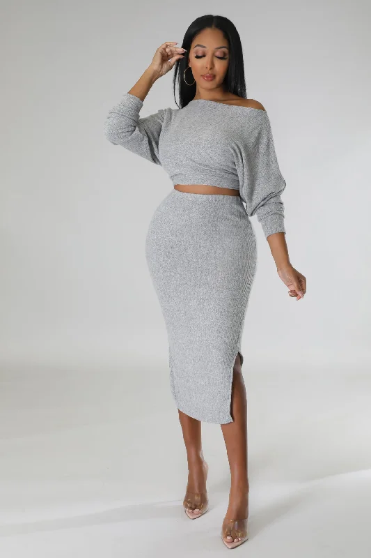 Chic Comfort Wear 3pc Koami Skirt Set