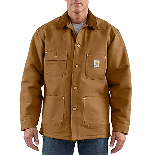 Cozy Fit Carhartt 103825 Men's Big & Tall Duck Chore Coat Blanket Lined