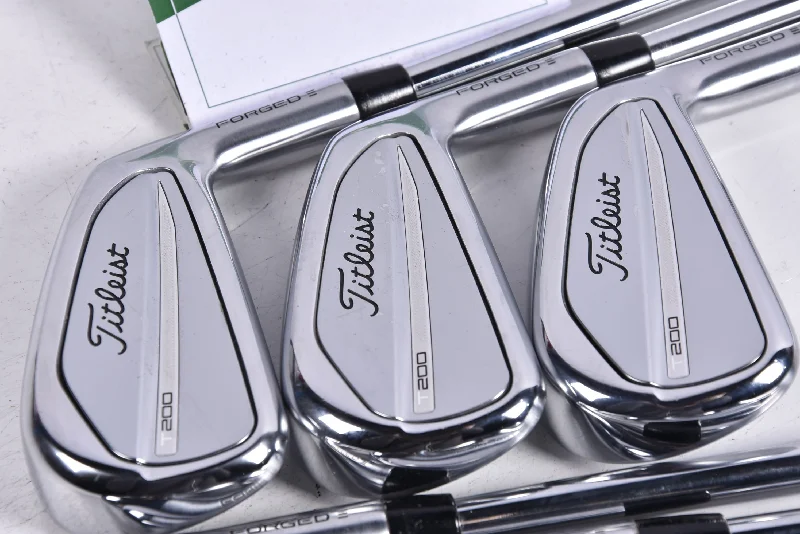 Breathable Comfort Titleist T200 2023 Irons / 4-PW / X-Flex Dynamic Gold X100 Steel Shafts Breathable Comfort Titleist T200 2023 Irons / 4-PW / X-Flex Dynamic Gold X100 Steel Shafts