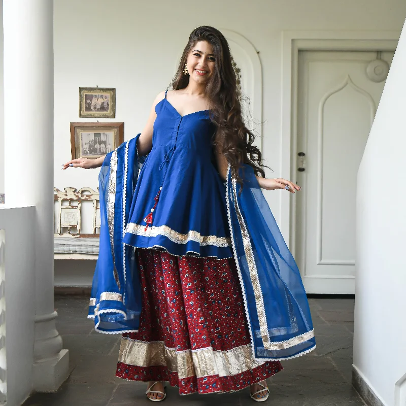 Lively And Youthful Neelima Cotton Suit Set