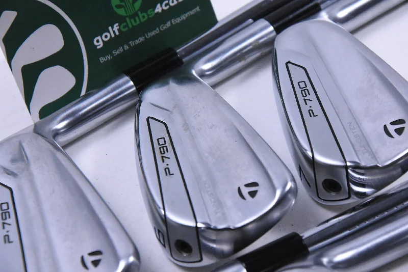 Cozy Fitting Taylormade P790 2021 Irons / 5-PW / Stiff Flex AMT Tour White S200 Shafts Cozy Fitting Taylormade P790 2021 Irons / 5-PW / Stiff Flex AMT Tour White S200 Shafts