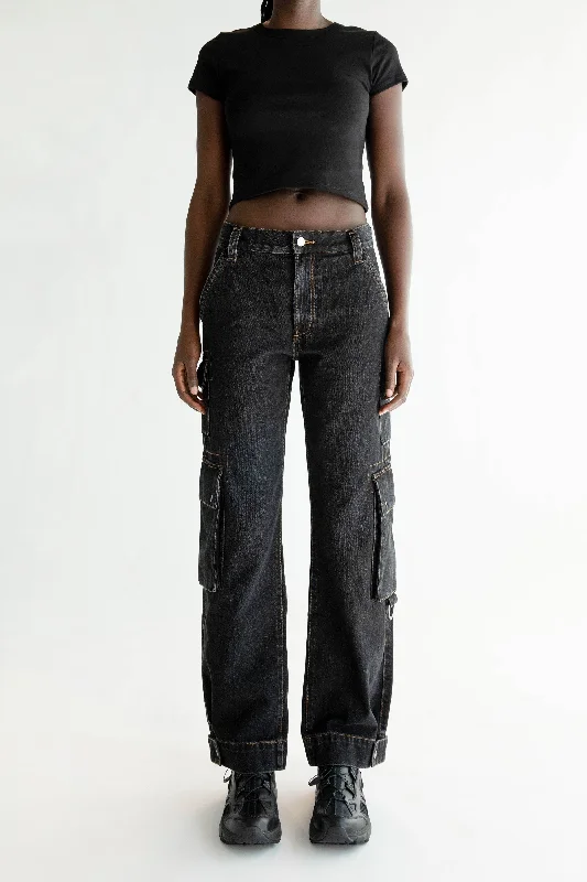Timeless Style OAK 02 RELAXED MID-RISE CARGO JEAN
