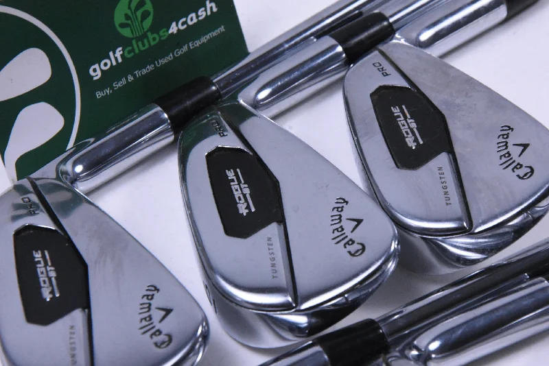 High-quality Design Callaway Rogue ST Pro Irons / 5-PW / Stiff Flex Rifle Tour Flighted 105GR Shafts