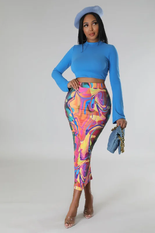 Floral Prints Auden Skirt Set