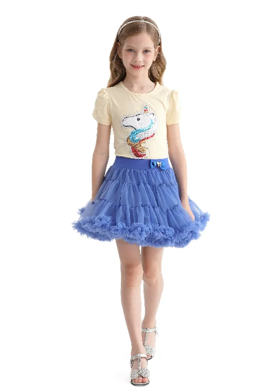 Stylish Ease Multicolor Sydney Unicorn Skirt Outfit
