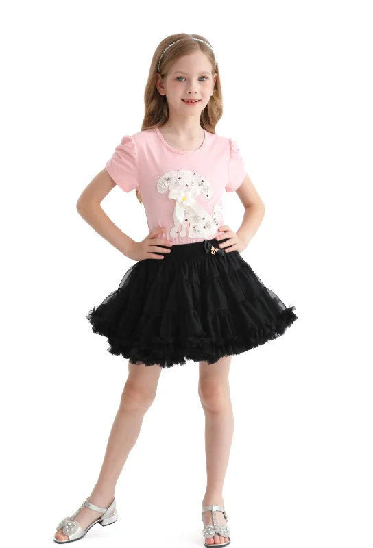 Knowledge And Elegance Multicolor Janis Puppy Skirt Outfit