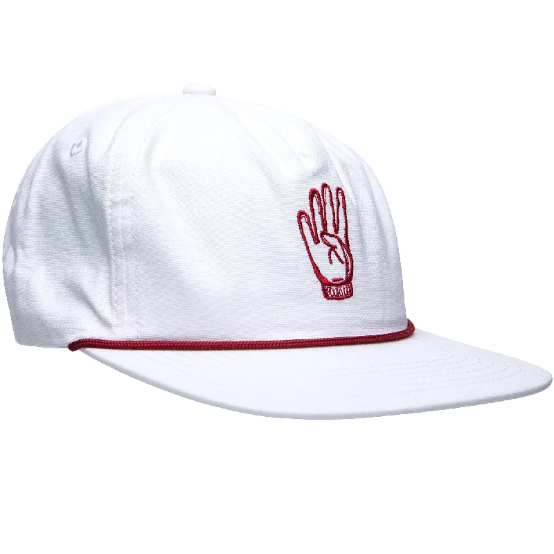 Cozy Fitting Crimson Fours Up Rope Hat