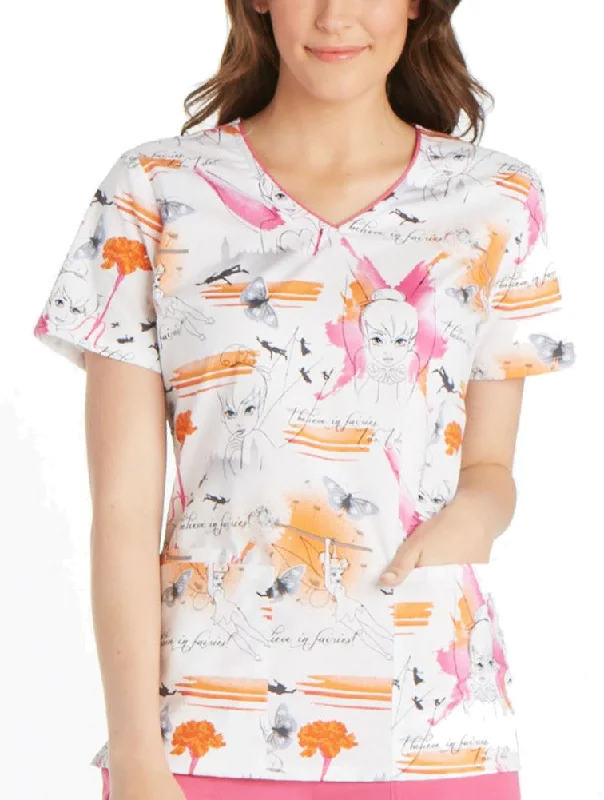 Comfortable Fashion Tooniforms I Believe V-Neck Top