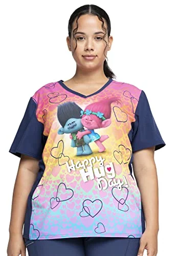 Modern Comfort Tooniforms Nurse Gifts Women Scrubs Top V-Neck TF627