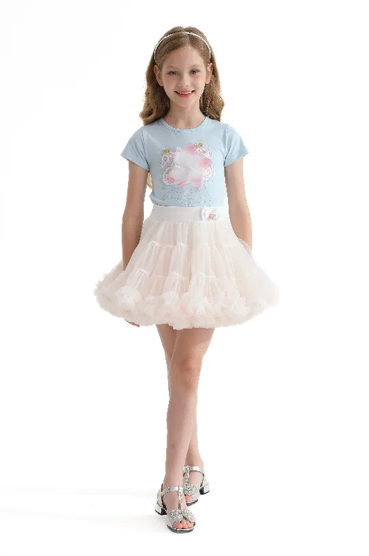 Fashion Classic Multicolor Ruby Swan Skirt Outfit