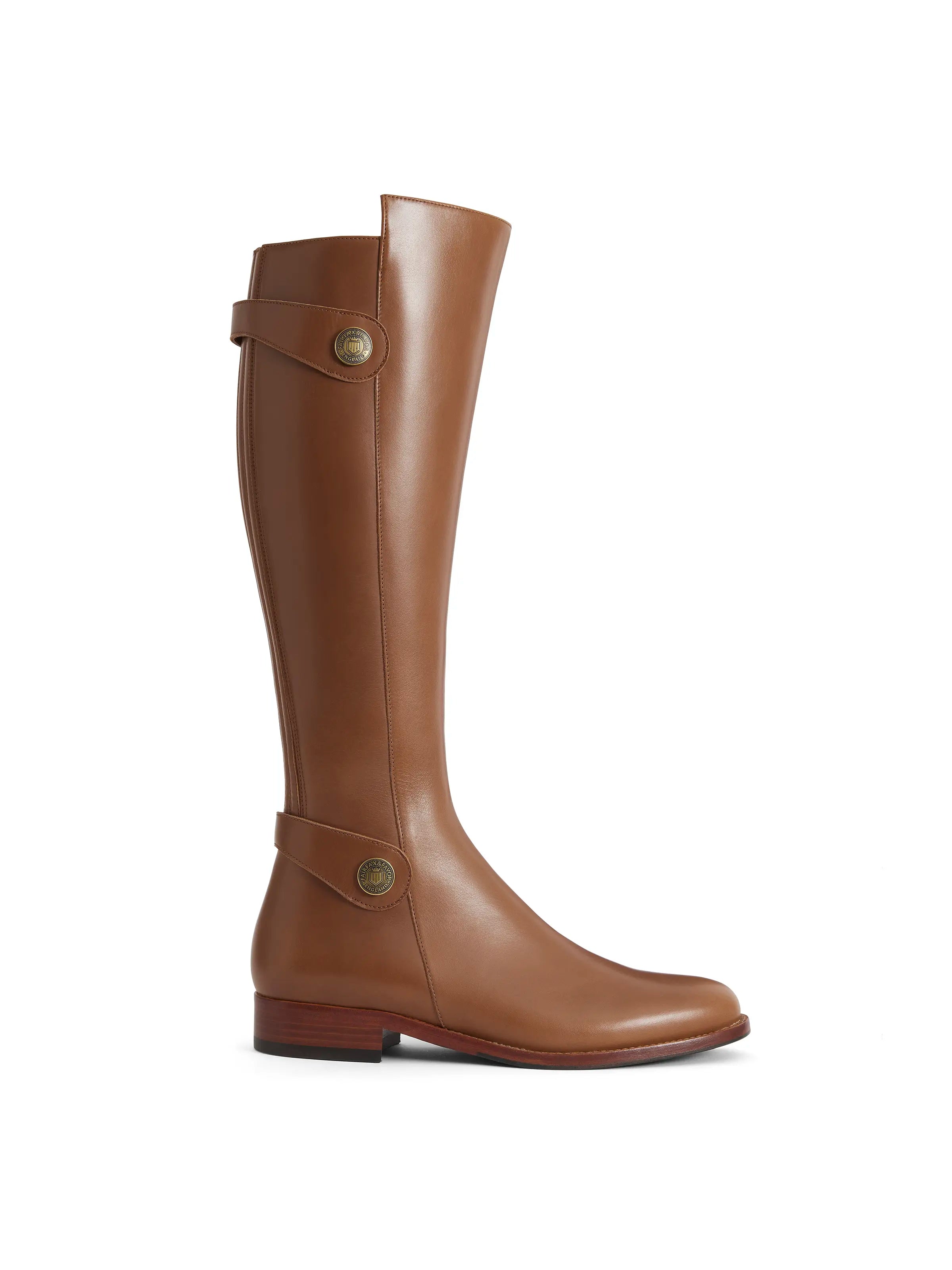 Editorial Design Flat Upton - Tan Leather