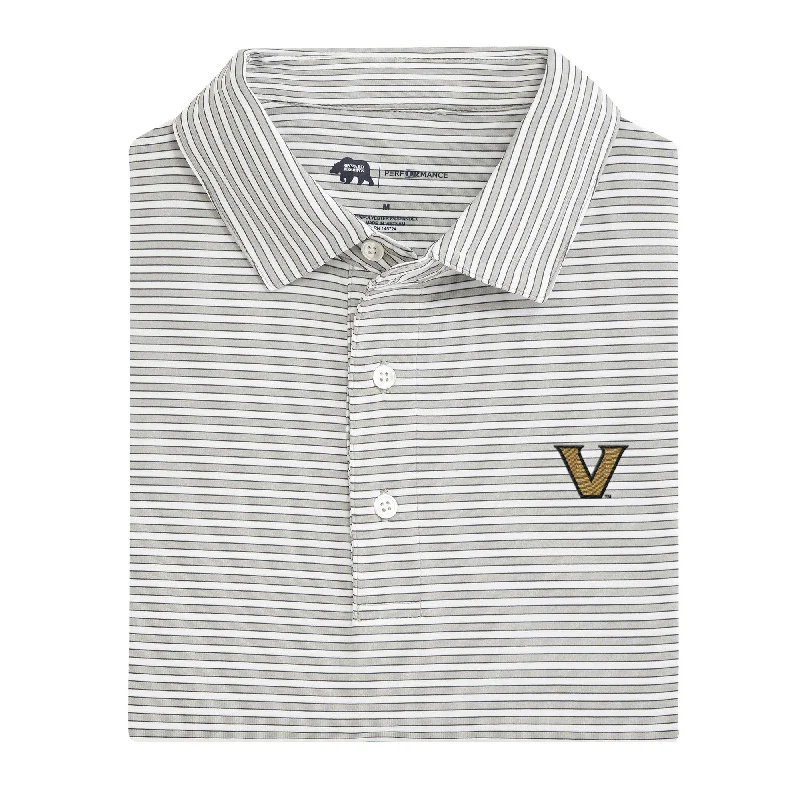 Cozy Outerwear Mulligan Stripe Vanderbilt Performance Polo