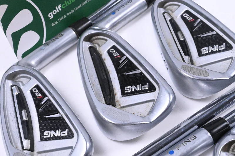 Cozy Fit Wear Ping i20 Irons / 4-PW / Blue Dot / Regular Flex Ping CFS Steel Shafts Cozy Fit Wear Ping i20 Irons / 4-PW / Blue Dot / Regular Flex Ping CFS Steel Shafts