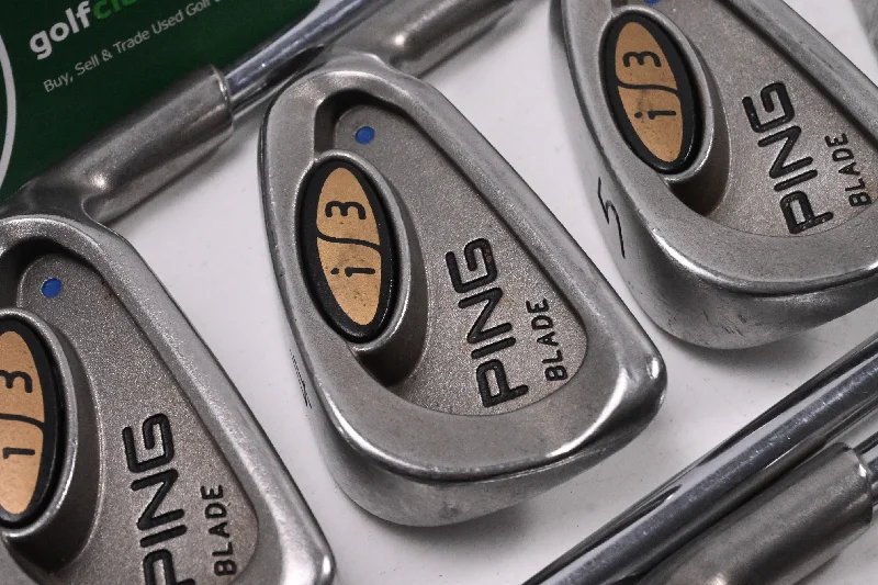 Fashion Classic Ping i3 Blade Irons / 3-PW+SW / Blue Dot / Stiff Flex Ping Cushin JZ Shafts