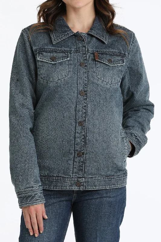 Party Wear Cinch Women’s Reversible Indigo Turcker Jacket
