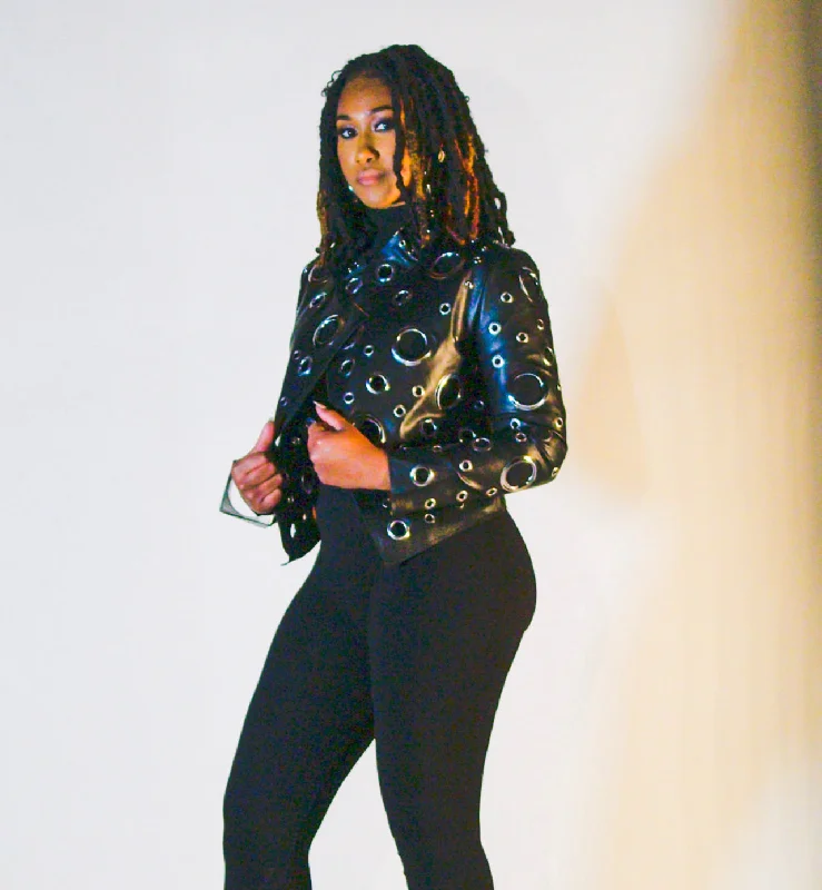 Classic Comfort “Biker Rings” Jacket