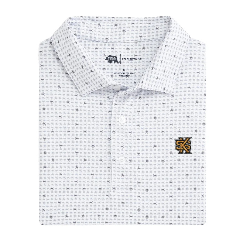 Casual Chic Wear Kennesaw State Tour Logo Printed Performance Polo