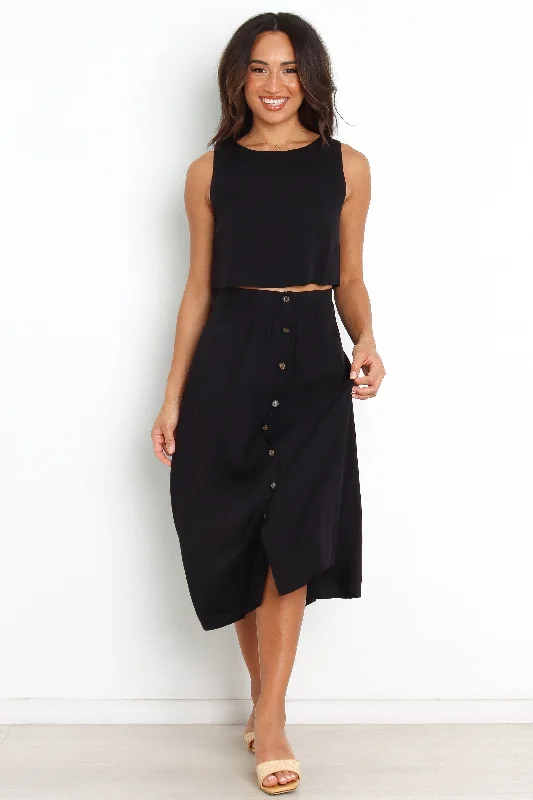 Comfortable Fashion Ava Skirt - Black