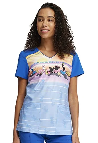 Elegant Dressing Tooniforms Women Scrubs Top V-Neck TF645