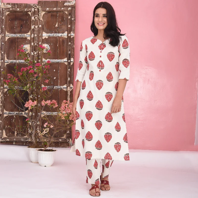 Soft Fashion Bunaai Printed Cotton Kurta Set