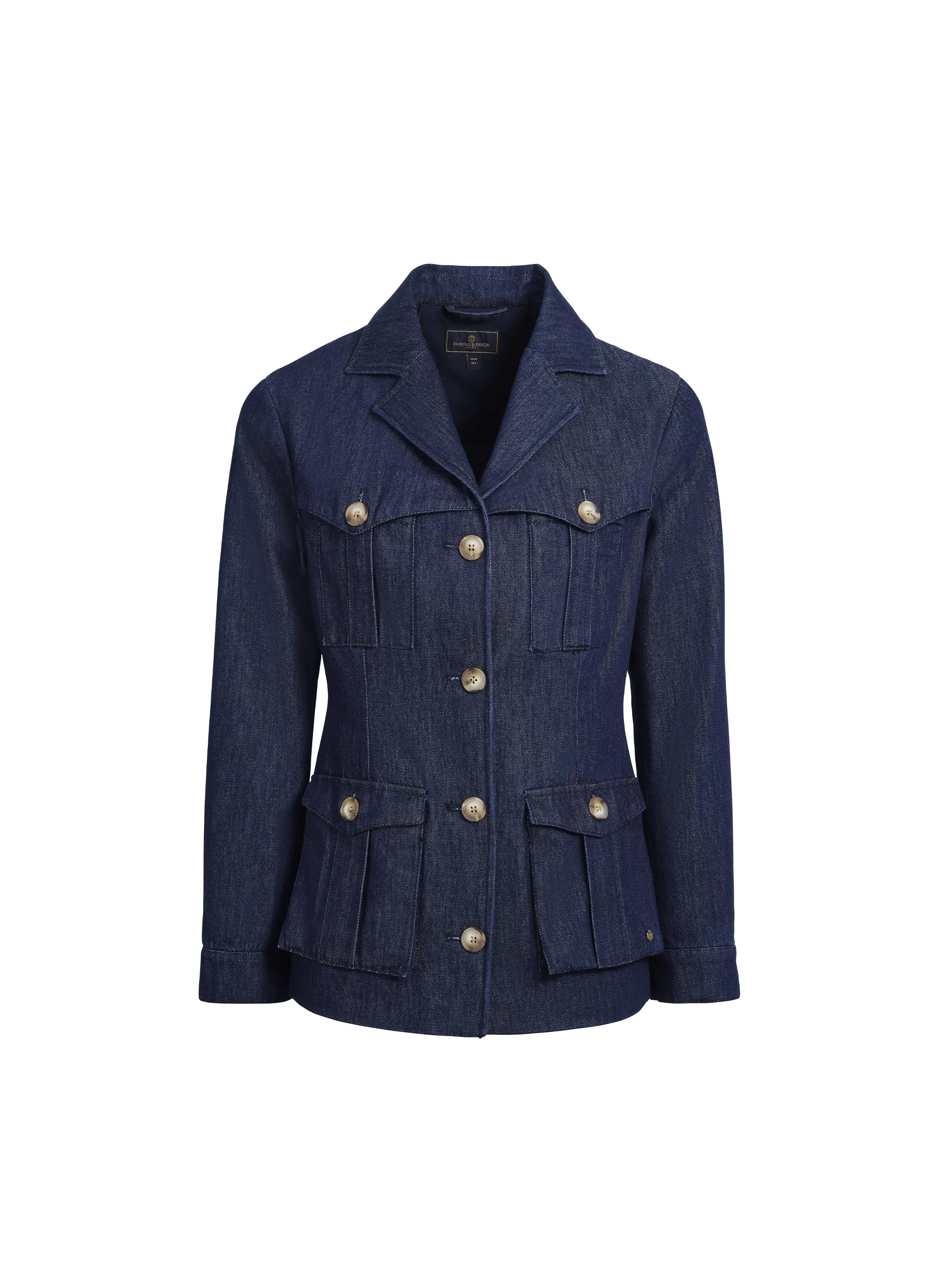 Warm Comfort Savannah Safari Jacket - Denim Indigo