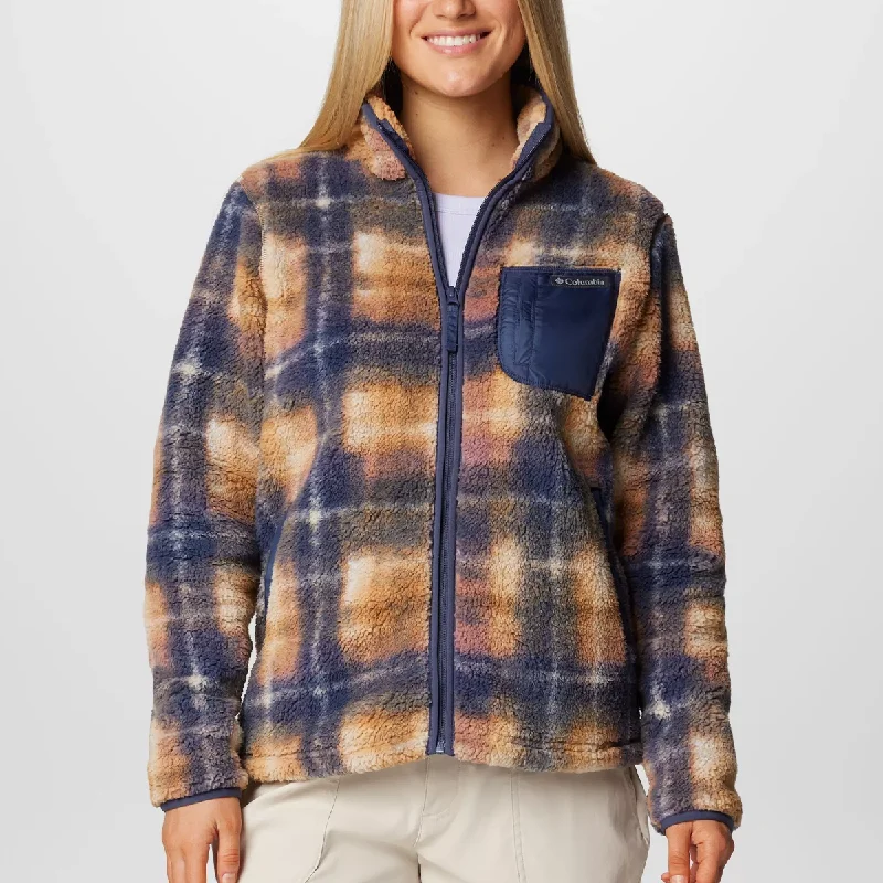 Cozy Fashion Trends Women's West Bend Print Full Zip II Fleece Jacket 208585