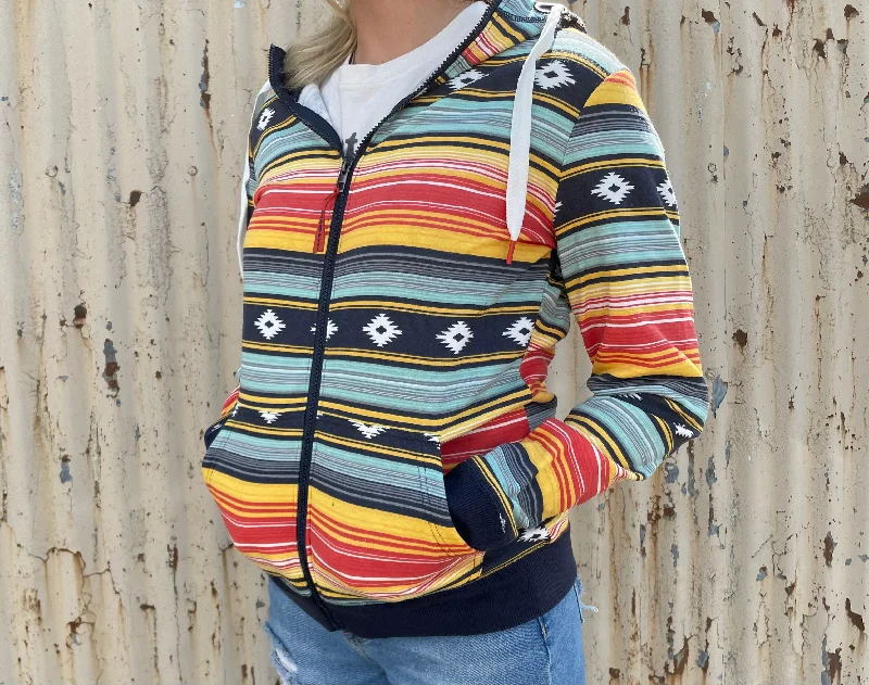 Relaxed Clothing Cinch Women’s Bright Serape Jacket