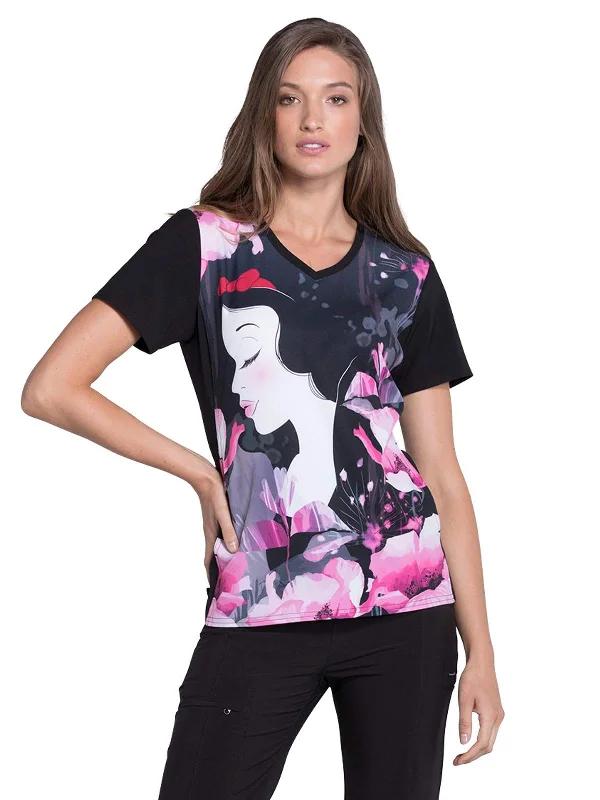 Exquisite Craftsmanship CHEROKEE Tooniforms TF627 Women's V-Neck Top, Rose Red, X-Small