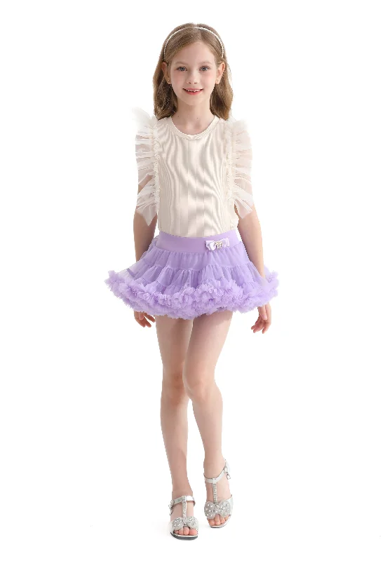 Elegant Design Multicolor Diana Ruffle Skirt Outfit