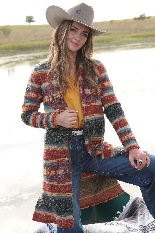 Short Design Cruel Women’s Sweater Knit Cropped Duster