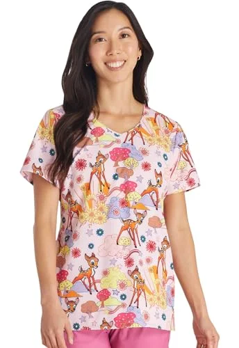 Exquisite Tailoring Tooniforms Women Scrubs Top V-Neck TF626