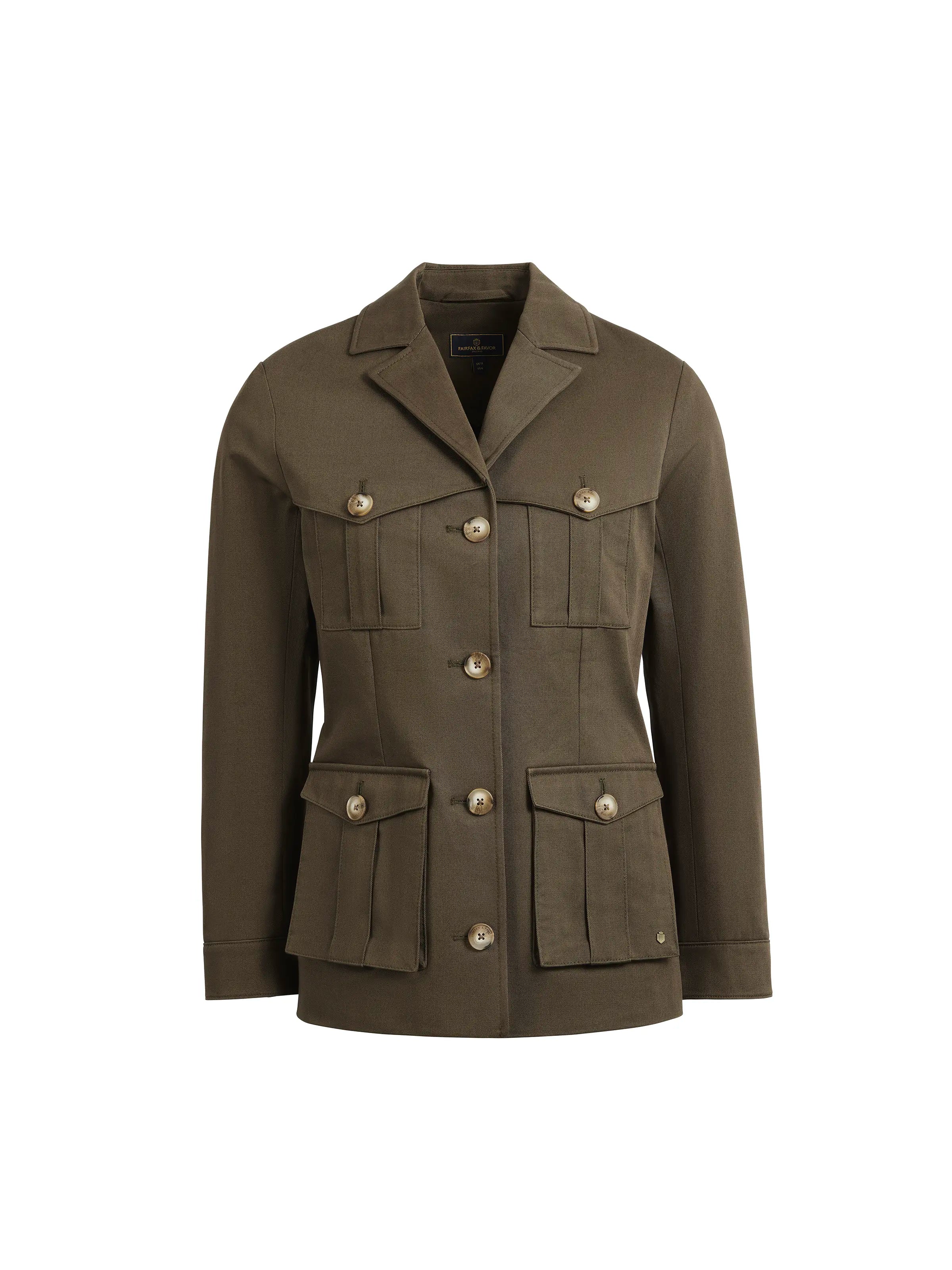 Everyday Comfort Savannah Safari Jacket - Khaki Cotton Drill