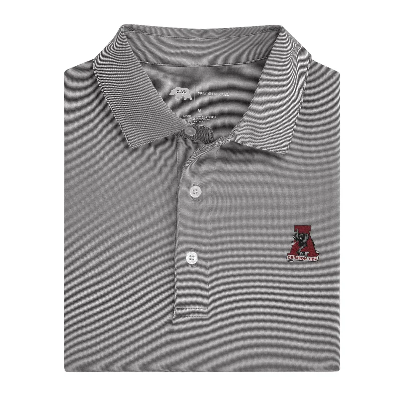 Effortless Outfits Hairline Stripe Alabama Vintage A Performance Polo