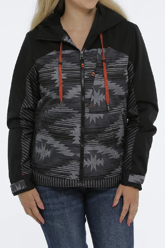 British Style Cinch Women’s Black Ski Jacket