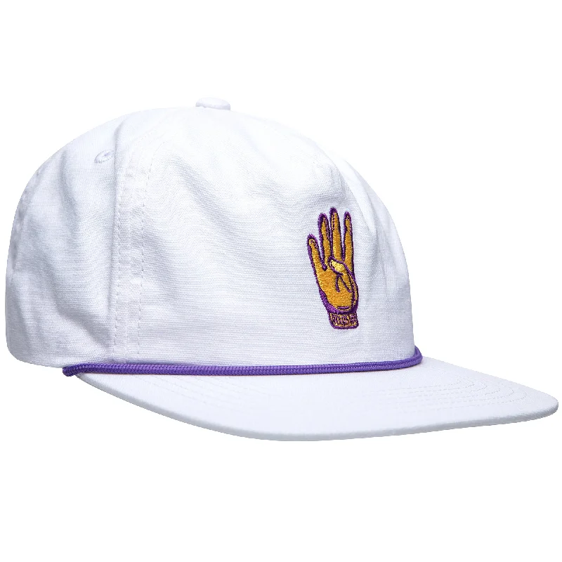 Easy Comfort Style Purple Fours Up Rope Hat