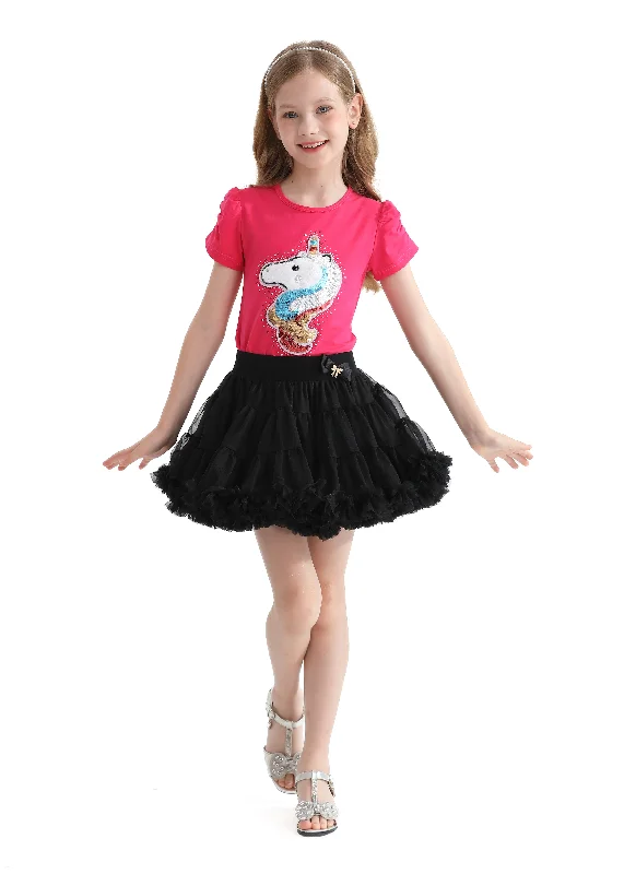 Leisure Travel Multicolor Ramona Unicorn Skirt Outfit