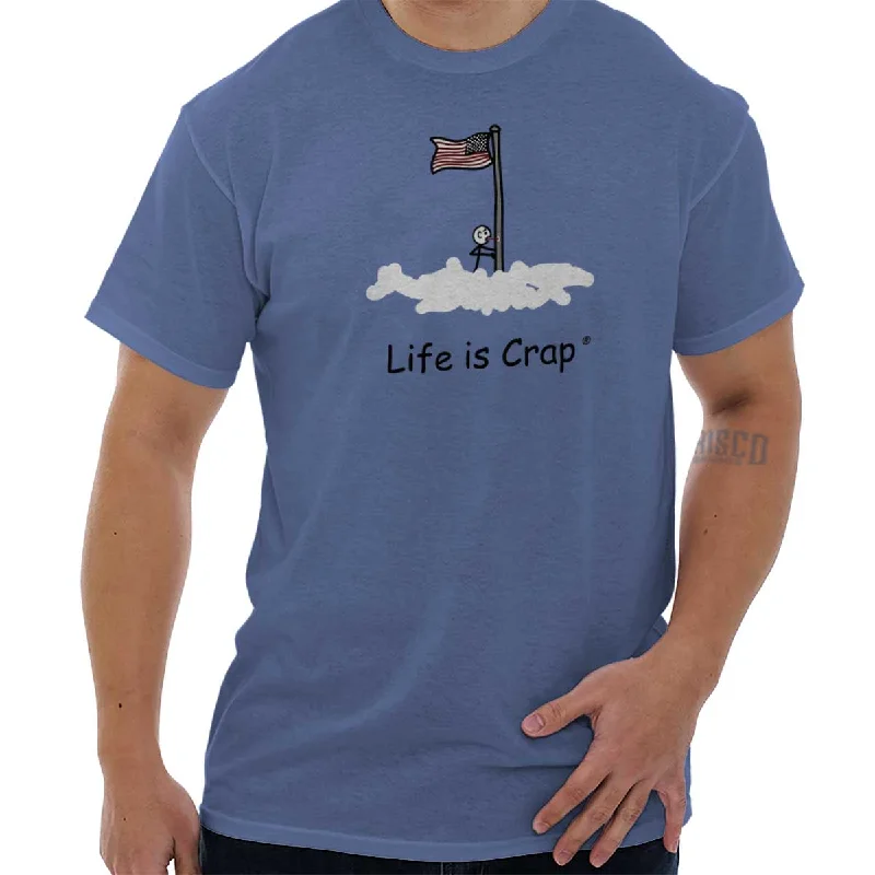 Advanced Design Flag Pole Tongue T-Shirt