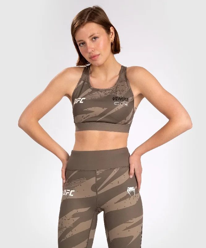 Cozy Essentials UFC Adrenaline by Venum Fight Week Women’s Sports Bra - Desert Camo