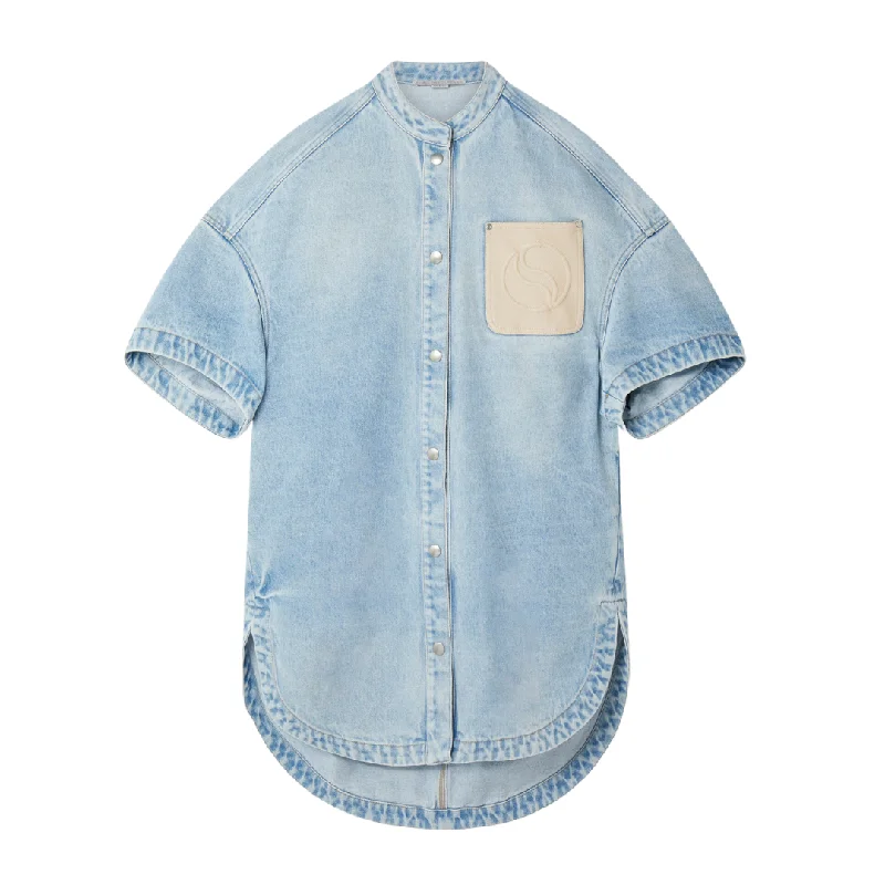 Classic Comfort Tunic Denim Dress