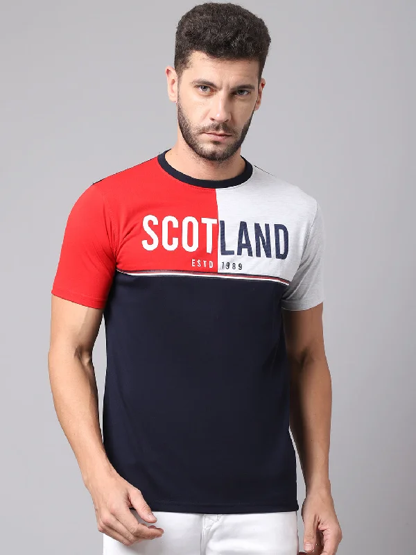 Fresh And Fashionable Men Red T-Shirt