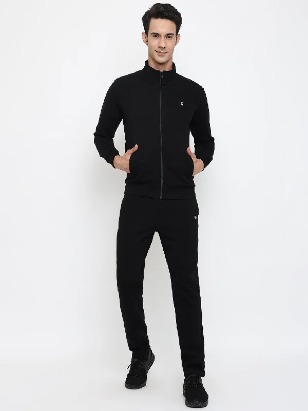 Fashionable In The Times Men Black Tracksuit