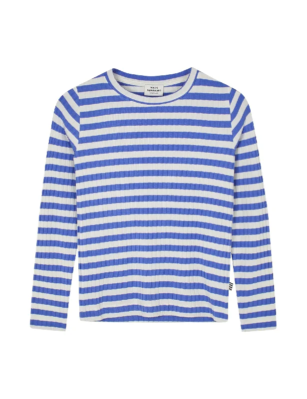 Advanced Customization 5x5 Classic Stripe Talika Top, Amparo Blue/ Vanilla Ice