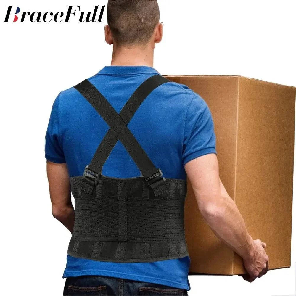 Lazy Home Back Brace Men Women Lumbar Support for Heavy Lifting Lower Back Support Belt with Removable Suspenders-Adjustable Back Belt Lazy Home Back Brace Men Women Lumbar Support for Heavy Lifting Lower Back Support Belt with Removable Suspenders-Adjustable Back Belt