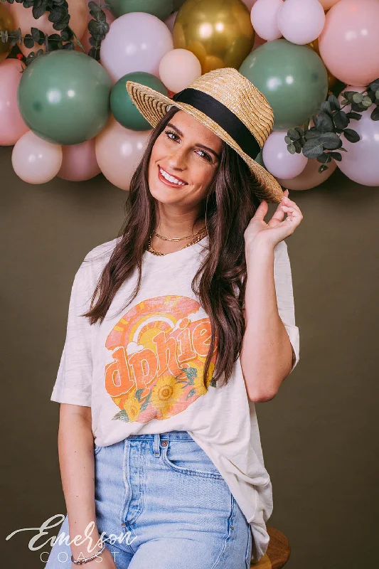 Beautiful Romance Delta Phi Epsilon Boho Floral Recruitment Tee