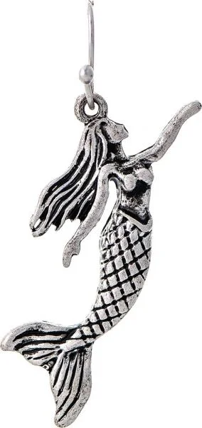 Classic And Versatile Silver Mermaid Earring